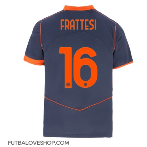 Dres Inter Milan Davide Frattesi #16 Tretina 2025-26 Krátky Rukáv